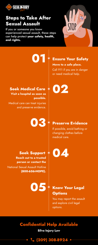Steps to Take if Victim of Sexual Assault
