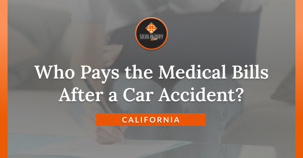 quién paga las facturas médicas en un accidente de coche en California